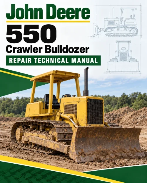 John Deere 550 Crawler Bulldozer Repair Technical Manual (TM1108)