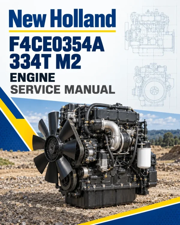 New Holland F4CE0354A 334T M2 Engine Service Manual New Holland F4CE0354A 334T M2 Engine Service Manual