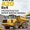 Volvo A20 6x4 BM Articulated Dump Truck Repair Service Manual Volvo A20 6x4 BM Articulated Dump Truck Repair Service Manual
