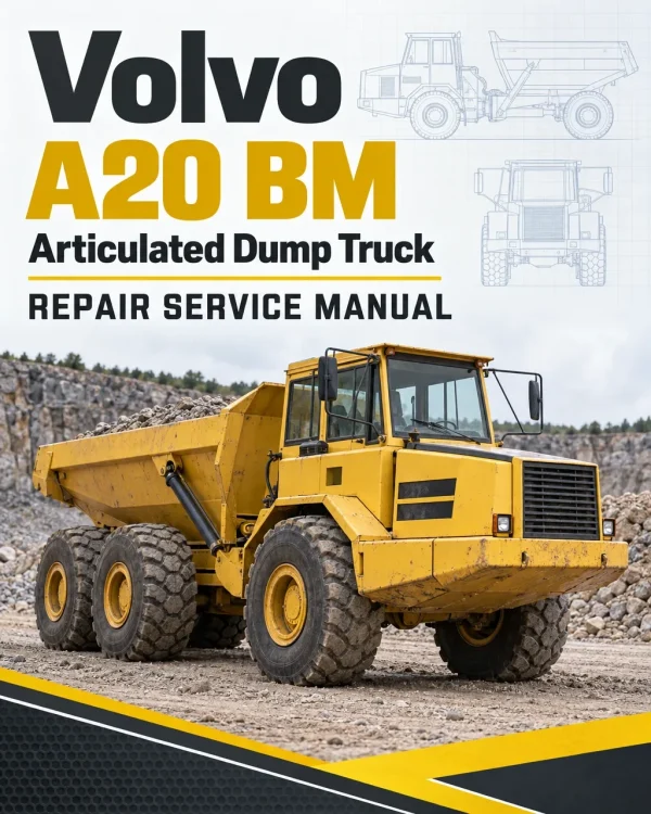 Volvo A20 BM Articulated Dump Truck Repair Service Manual Volvo A20 BM Articulated Dump Truck Repair Service Manual
