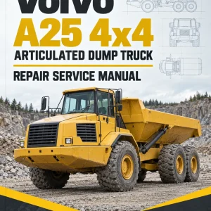 Volvo A25 4x4 BM Articulated Dump Truck Repair Service Manual