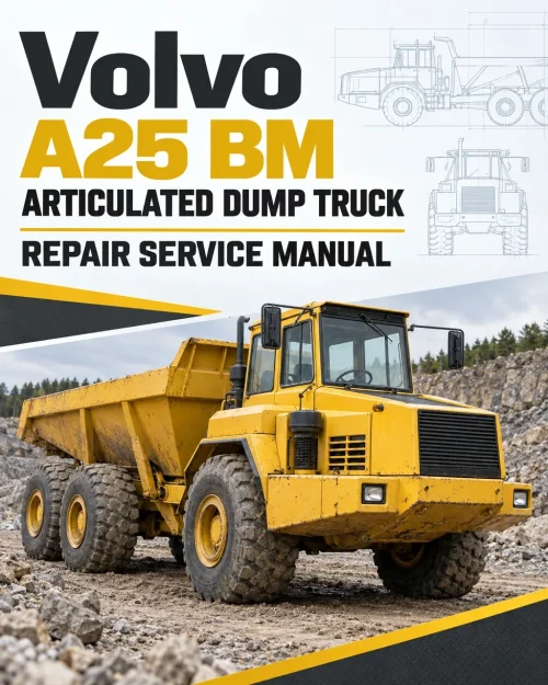 Volvo A25 BM Articulated Dump Truck Repair Service Manual