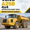 Volvo A25B 4x4 BM Articulated Dump Truck Repair Service Manual Volvo A25B 4x4 BM Articulated Dump Truck Repair Service Manual