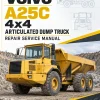 Volvo A25C 4x4 Articulated Dump Truck Repair Service Manual Volvo A25C 4x4 Articulated Dump Truck Repair Service Manual