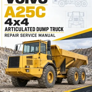 Volvo A25C 4x4 Articulated Dump Truck Repair Service Manual