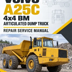 Volvo A25C 4x4 BM Articulated Dump Truck Repair Service Manual