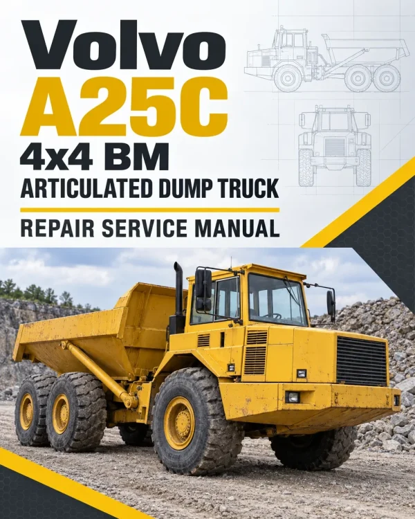 Volvo A25C 4x4 BM Articulated Dump Truck Repair Service Manual Volvo A25C 4x4 BM Articulated Dump Truck Repair Service Manual