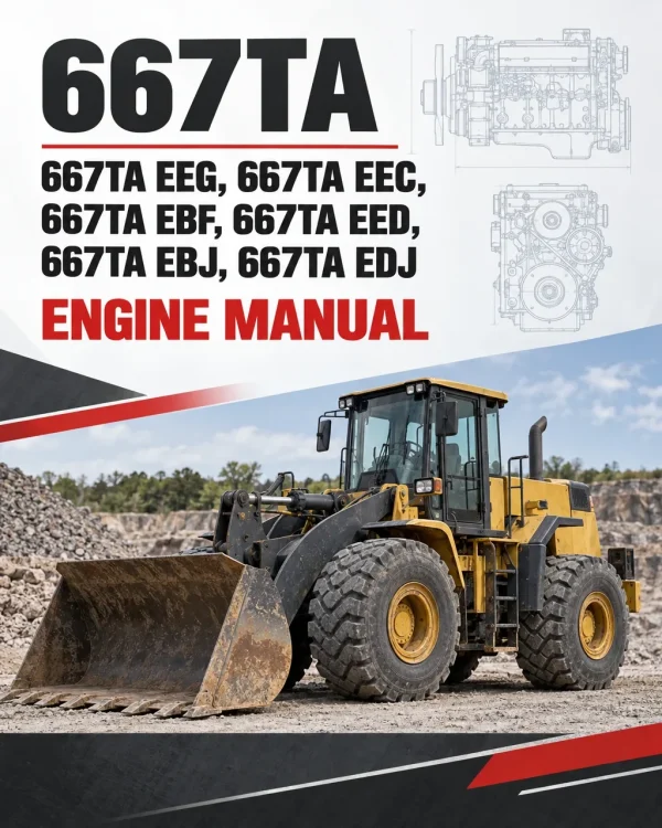 667TA EEG, 667TA EEC, 667TA EBF, 667TA EED, 667TA EBJ, 667TA EDJ Engine Manual 667TA EEG, 667TA EEC, 667TA EBF, 667TA EED, 667TA EBJ, 667TA EDJ Engine Manual