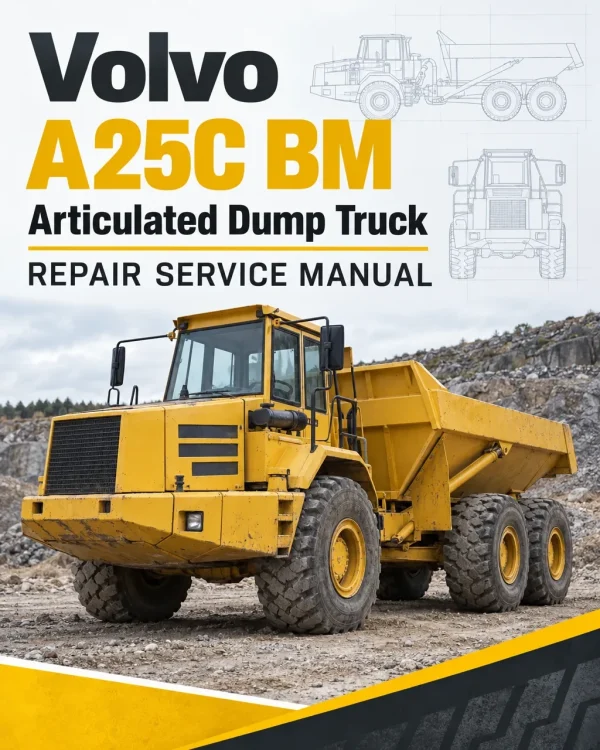Volvo A25C BM Articulated Dump Truck Repair Service Manual Volvo A25C BM Articulated Dump Truck Repair Service Manual