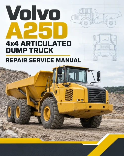 Volvo A25D 4x4 Articulated Dump Truck Repair Service Manual Volvo A25D 4x4 Articulated Dump Truck Repair Service Manual