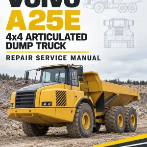 Volvo A25E 4x4 Articulated Dump Truck Repair Service Manual