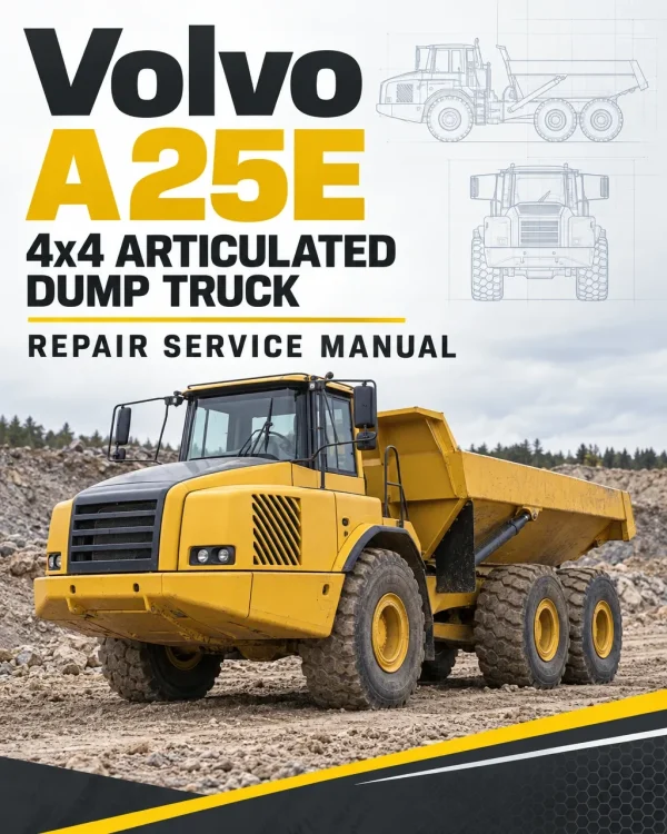Volvo A25E 4x4 Articulated Dump Truck Repair Service Manual Volvo A25E 4x4 Articulated Dump Truck Repair Service Manual