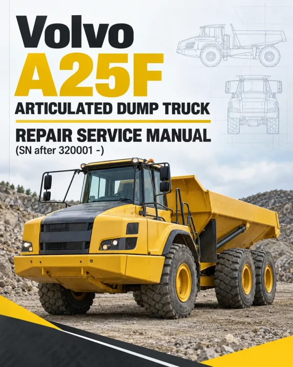 Volvo A25F Articulated Dump Truck Repair Service Manual (SN after 320001 -)