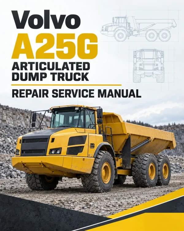 Volvo A25G Articulated Dump Truck Repair Service Manual