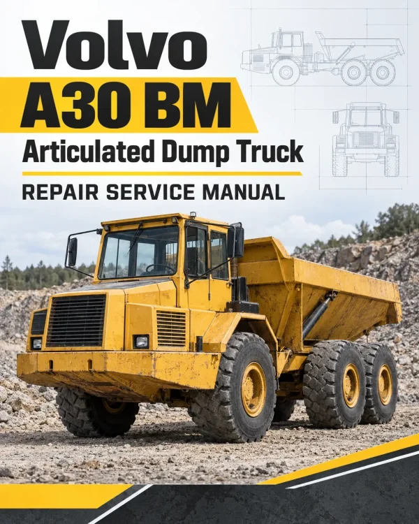 Volvo A30 BM Articulated Dump Truck Repair Service Manual Volvo A30 BM Articulated Dump Truck Repair Service Manual