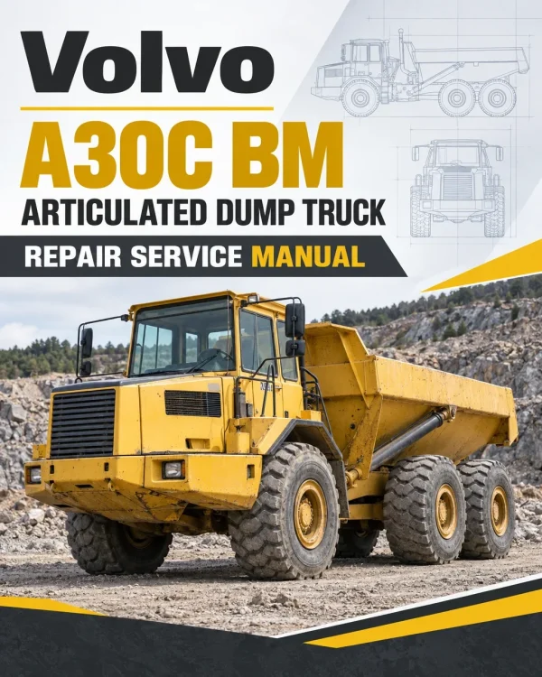 Volvo A30C BM Articulated Dump Truck Repair Service Manual Volvo A30C BM Articulated Dump Truck Repair Service Manual