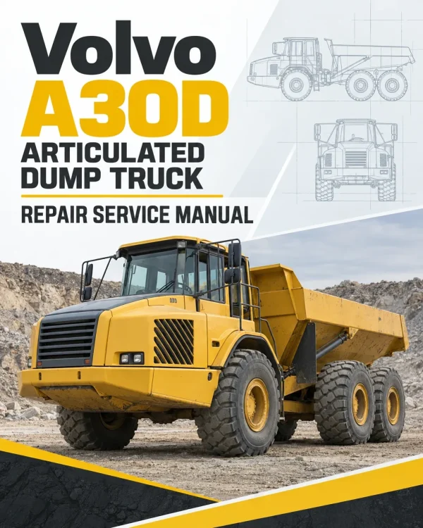 Volvo A30D Articulated Dump Truck Repair Service Manual Volvo A30D Articulated Dump Truck Repair Service Manual