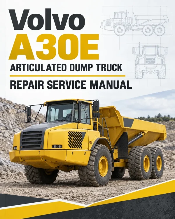Volvo A30E Articulated Dump Truck Repair Service Manual Volvo A30E Articulated Dump Truck Repair Service Manual