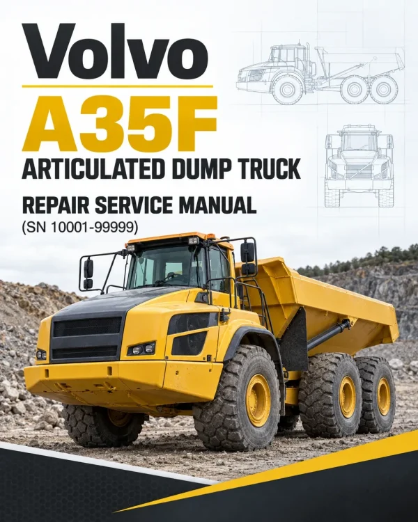 Volvo A35F Articulated Dump Truck Repair Service Manual (SN 10001-99999)