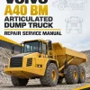 Volvo A40 BM Articulated Dump Truck Repair Service Manual