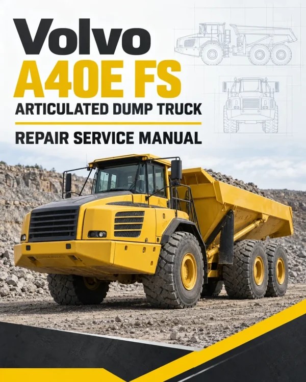 Volvo A40E FS Articulated Dump Truck Repair Service Manual