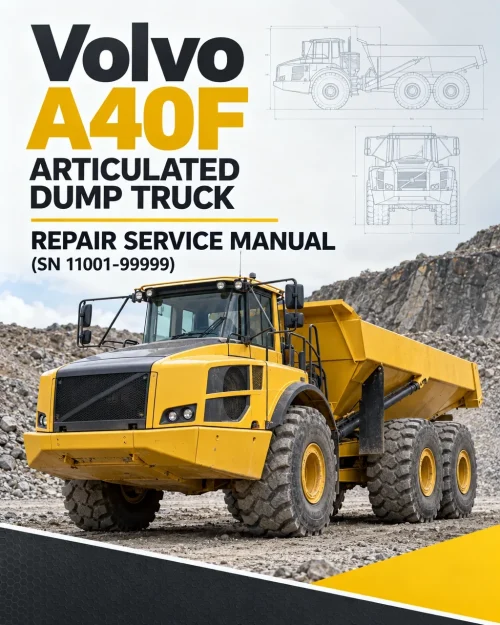 Volvo A40F Articulated Dump Truck Repair Service Manual (SN 11001-99999) Volvo A40F Articulated Dump Truck Repair Service Manual (SN 11001-99999)