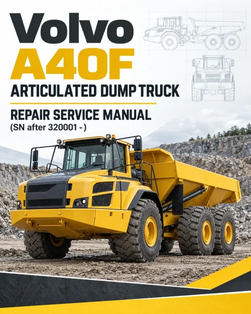 Volvo A40F Articulated Dump Truck Repair Service Manual (SN after 320001 -) Volvo A40F Articulated Dump Truck Repair Service Manual (SN after 320001 -)