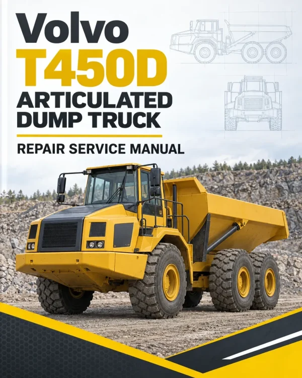 Volvo T450D Articulated Dump Truck Repair Service Manual