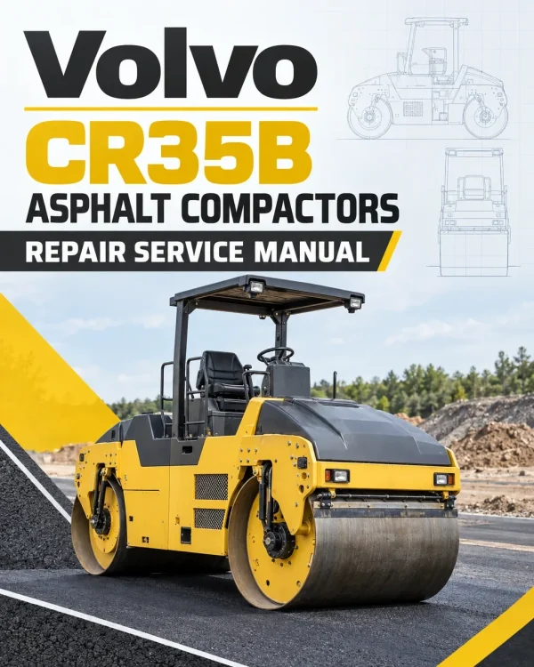 Volvo CR35B Asphalt Compactors Repair Service Manual Volvo CR35B Asphalt Compactors Repair Service Manual