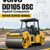 Volvo DD105 OSC Asphalt Compactors Repair Service Manual
