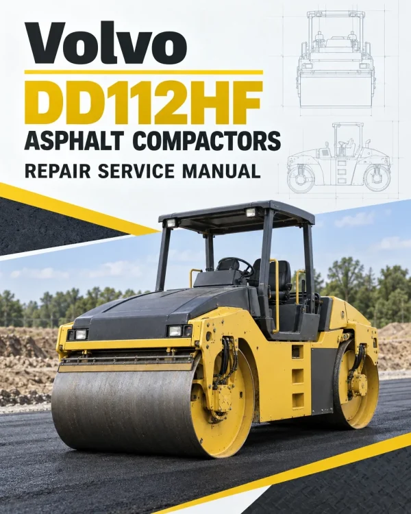 Volvo DD112HF Asphalt Compactors Repair Service Manual