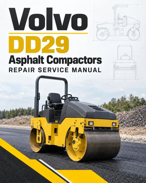 Volvo DD29 Asphalt Compactors Repair Service Manual