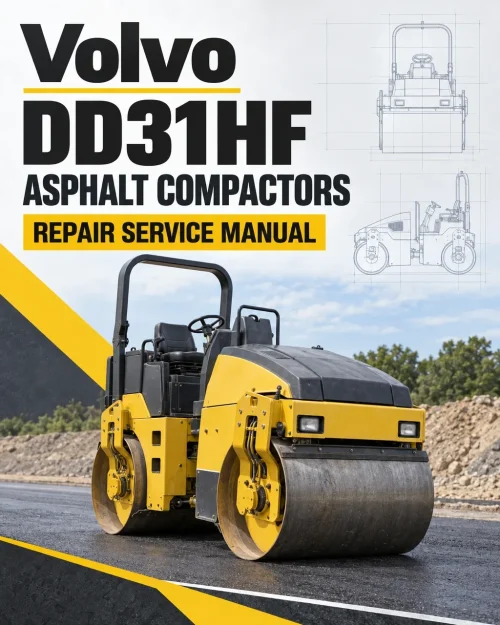 Volvo DD31HF Asphalt Compactors Repair Service Manual Volvo DD31HF Asphalt Compactors Repair Service Manual