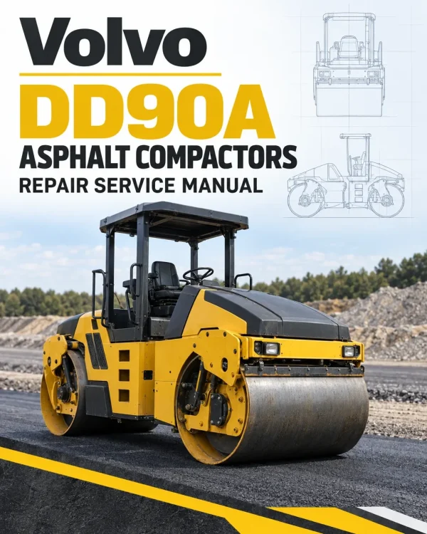Volvo DD90A Asphalt Compactors Repair Service Manual