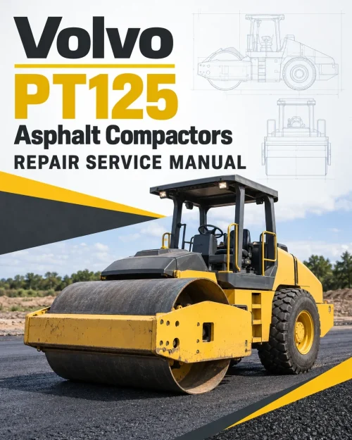 Volvo PT125 Asphalt Compactors Repair Service Manual Volvo PT125 Asphalt Compactors Repair Service Manual