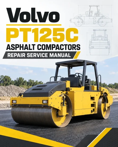 Volvo PT125C Asphalt Compactors Repair Service Manual Volvo PT125C Asphalt Compactors Repair Service Manual