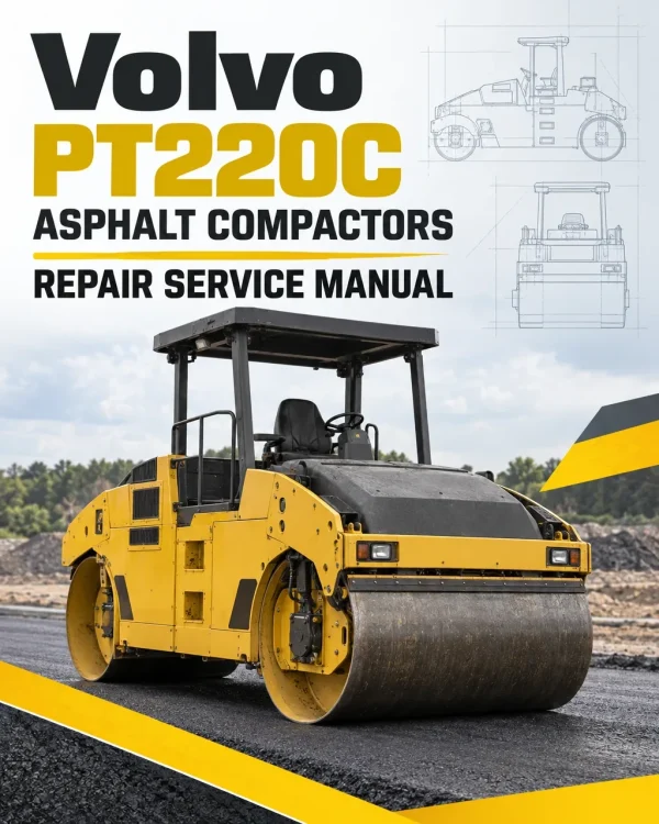 Volvo PT220C Asphalt Compactors Repair Service Manual Volvo PT220C Asphalt Compactors Repair Service Manual
