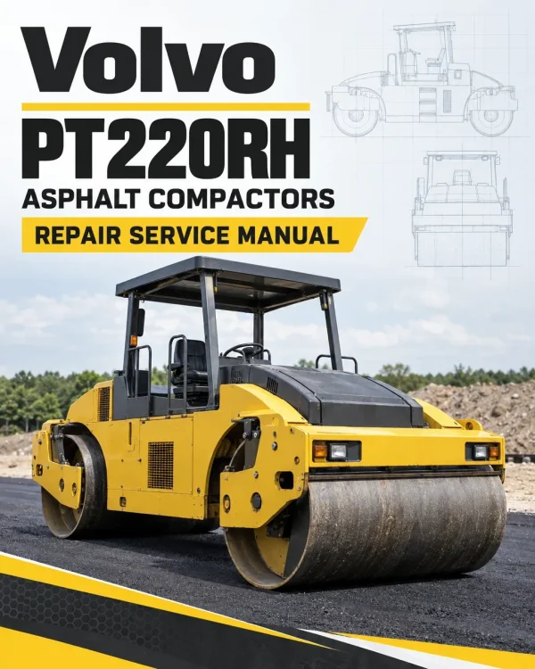 Volvo PT220RH Asphalt Compactors Repair Service Manual Volvo PT220RH Asphalt Compactors Repair Service Manual