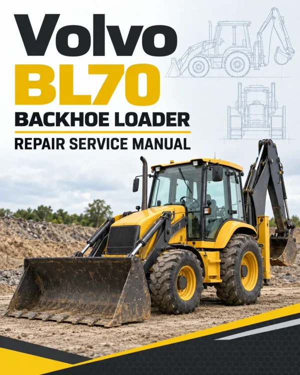 Volvo BL70 Backhoe Loader Repair Service Manual