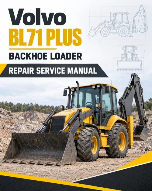 Volvo BL71 PLUS Backhoe Loader Repair Service Manual Volvo BL71 PLUS Backhoe Loader Repair Service Manual