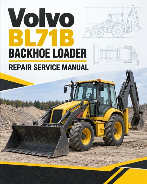 Volvo BL71B Backhoe Loader Repair Service Manual Volvo BL71B Backhoe Loader Repair Service Manual