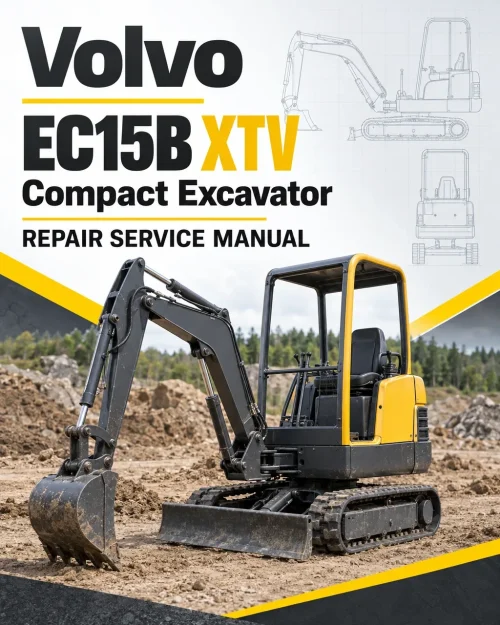 Volvo EC15B XTV Compact Excavator Repair Service Manual Volvo EC15B XTV Compact Excavator Repair Service Manual