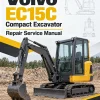 Volvo EC15C Compact Excavator Repair Service Manual