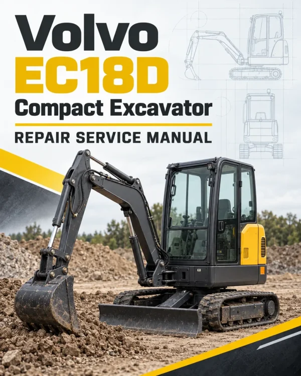 Volvo EC18D Compact Excavator Repair Service Manual