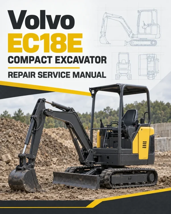 Volvo EC18E Compact Excavator Repair Service Manual Volvo EC18E Compact Excavator Repair Service Manual
