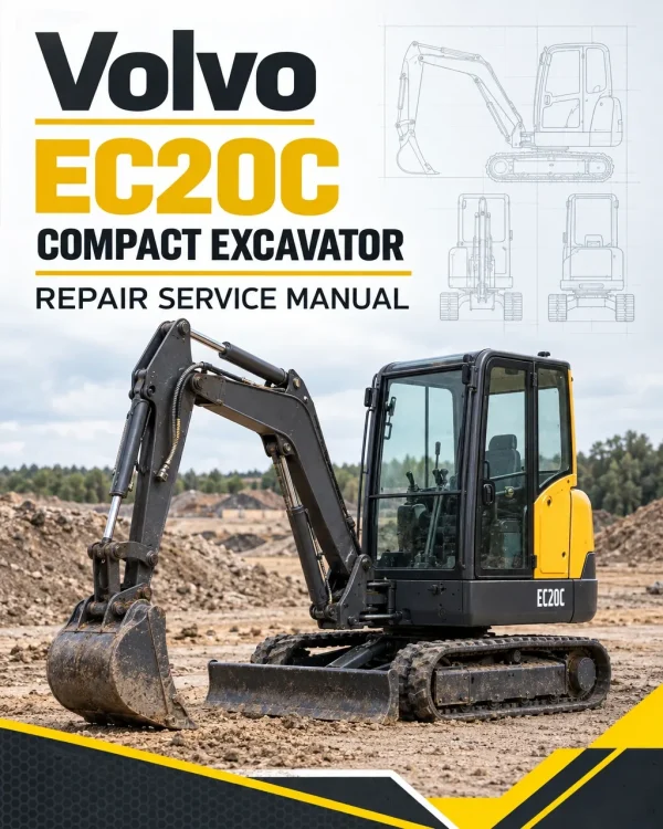 Volvo EC20C Compact Excavator Repair Service Manual