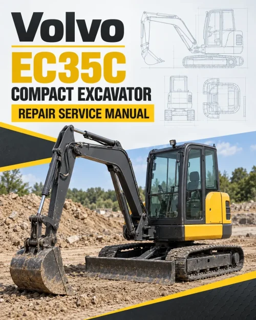 Volvo EC35C Compact Excavator Repair Service Manual Volvo EC35C Compact Excavator Repair Service Manual