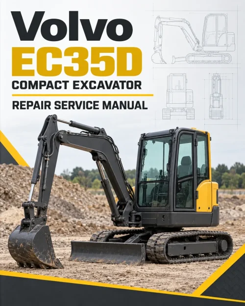 Volvo EC35D Compact Excavator Repair Service Manual Volvo EC35D Compact Excavator Repair Service Manual