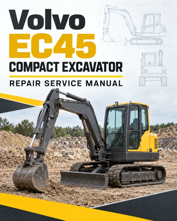 Volvo EC45 Compact Excavator Repair Service Manual Volvo EC45 Compact Excavator Repair Service Manual