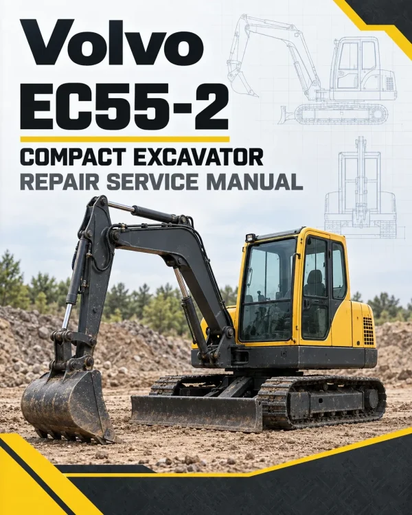 Volvo EC55-2 Compact Excavator Repair Service Manual